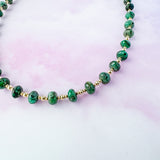 Emerald & Gold Necklace