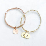 2 DISK Charm Bracelet