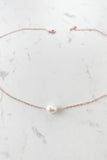 Single Pearl Dainty Necklace