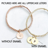 DISK Charm Bracelet (ONE charm)