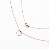 Halo Dot Necklace Set
