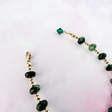 Emerald & Gold Bracelet