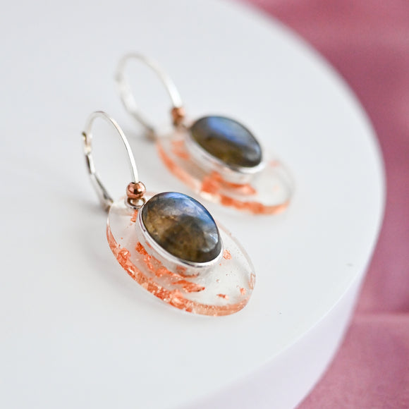 OOAK LABRADORITE EARRING