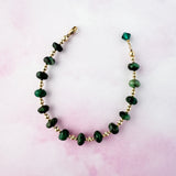 Emerald & Gold Bracelet