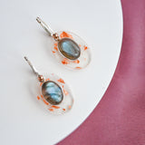 OOAK LABRADORITE EARRING