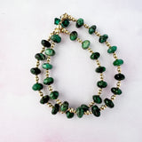 Emerald & Gold Bracelet