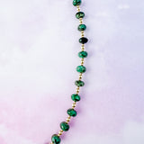 Emerald & Gold Necklace