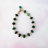 Emerald & Gold Bracelet