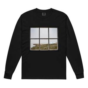 BATTLE HARBOUR VIEWS [PRINT TO ORDER] Garment-dyed heavyweight long-sleeve shirt