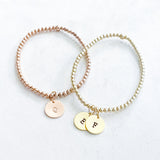 DISK Charm Bracelet (ONE charm)